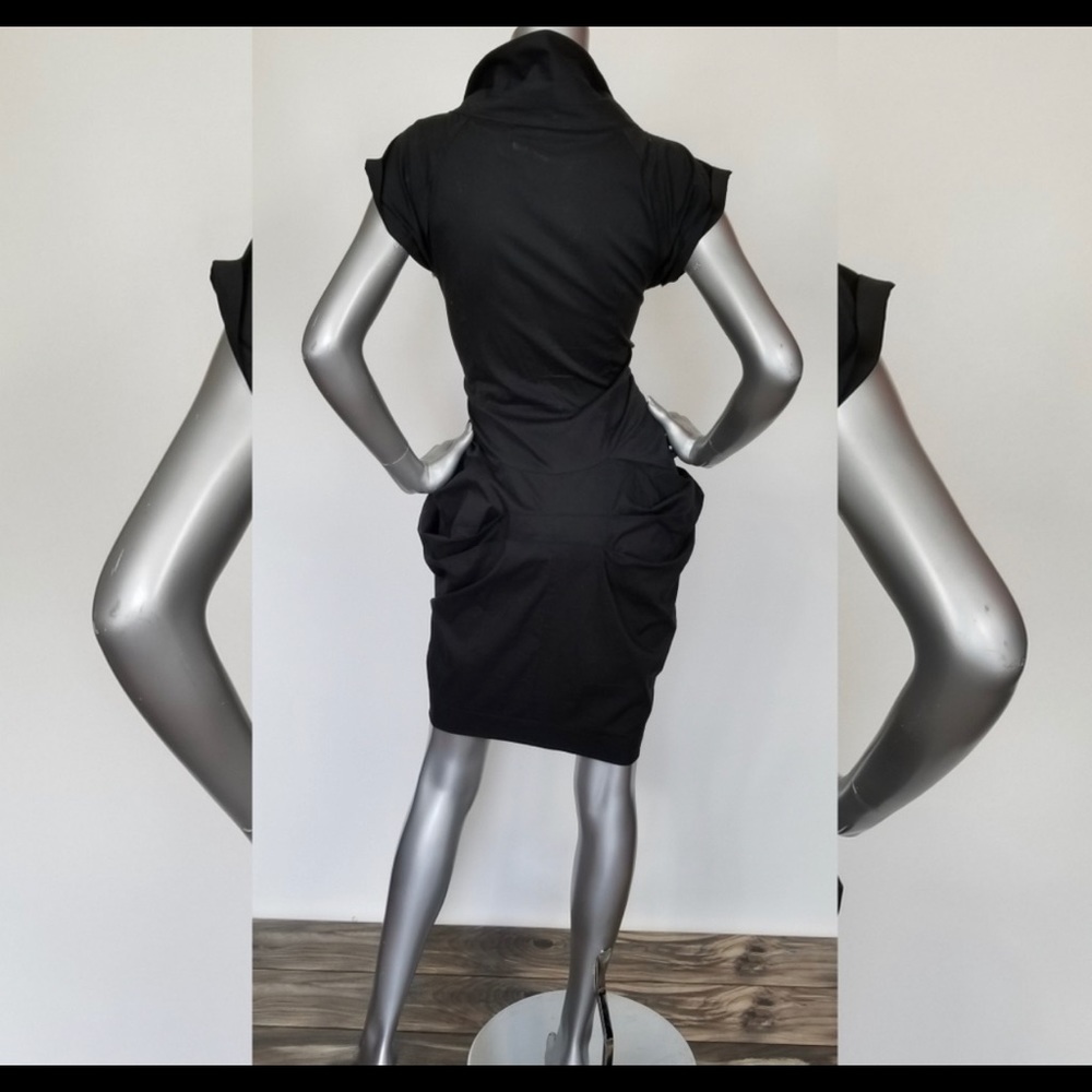 Kitchen Orange Button Up Dress - image 3